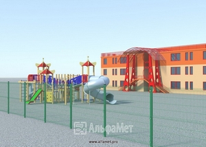 2D ограждения для школ и детских садов в Уфе